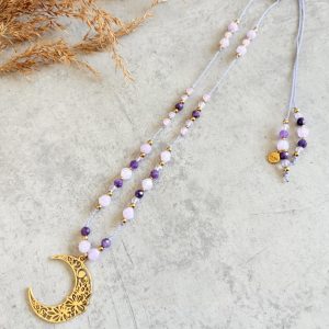 Naszyjnik Luna Lavender