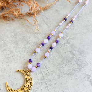 Naszyjnik Luna Lavender