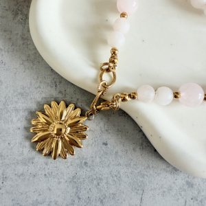 Naszyjnik Daisy Pink